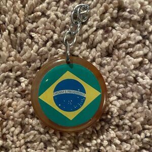 ORDEM & PROGRESSO Portuguese Brazil Charm for KeyChain